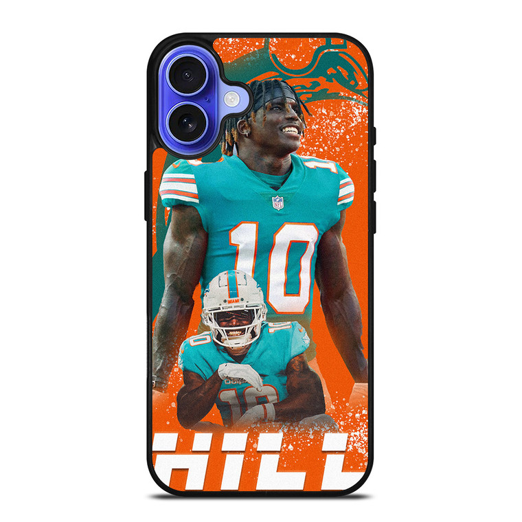 TYREEK HILL MIAMI DOLPHINS NFL iPhone 16 Case Cover TYREEK HILL MIAMI DOLPHINS NFL iPhone 16 Case Cover