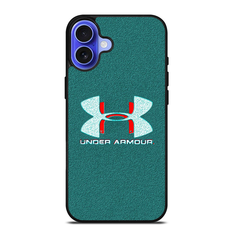 UNDER ARMOUR LOGO WHITE RED iPhone 16 Case Cover