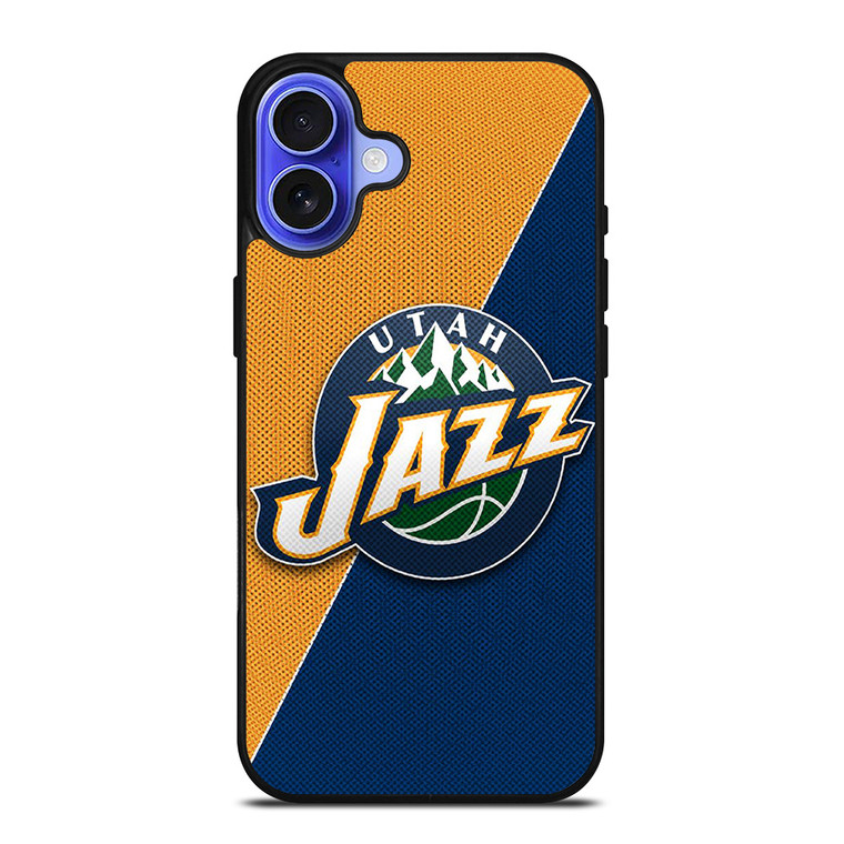 UTAH JAZZ NBA BASKETBALL LOGO iPhone 16 Case Cover UTAH JAZZ NBA BASKETBALL LOGO iPhone 16 Case Cover