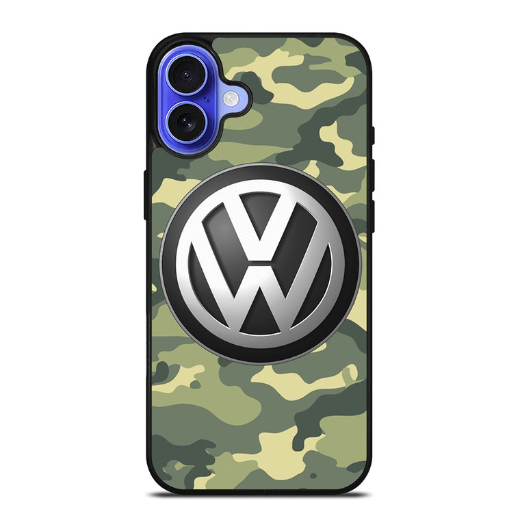 VOLKSWAGEN VW LOGO CAMO ICON iPhone 16 Case Cover