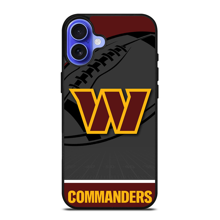 WASHINGTON COMMANDERS NFL TEAM iPhone 16 Case Cover