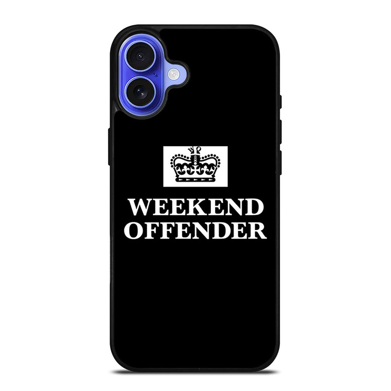 WEEKEND OFFENDER LOGO iPhone 16 Case Cover