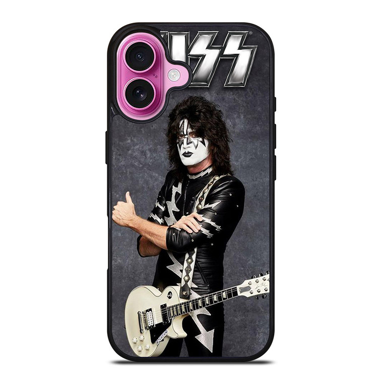 ACE FREHLEY KISS BAND GUITARIST iPhone 16 Plus Case Cover
