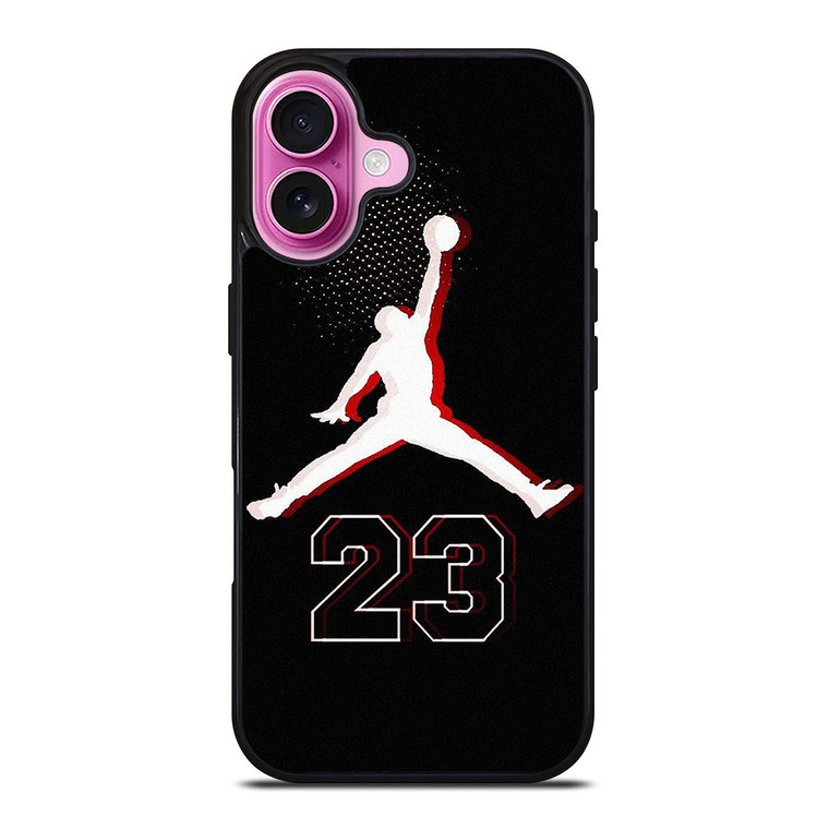 AIR JORDAN 23 GLITCH iPhone 16 Plus Case Cover