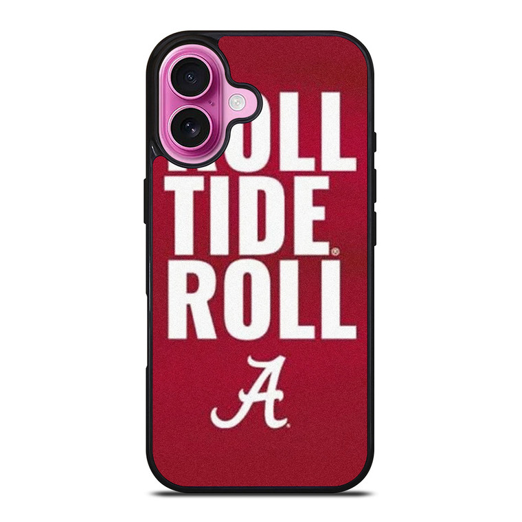 ALABAMA CRIMSON TIDE ROLL TIDE iPhone 16 Plus Case Cover