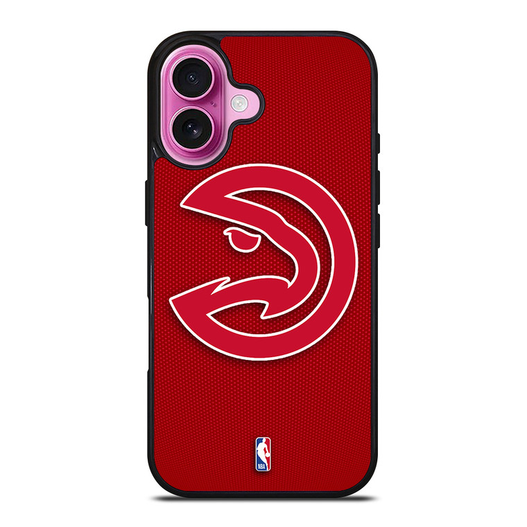 ATLANTA HAWKS BASKETBALL NBA iPhone 16 Plus Case Cover