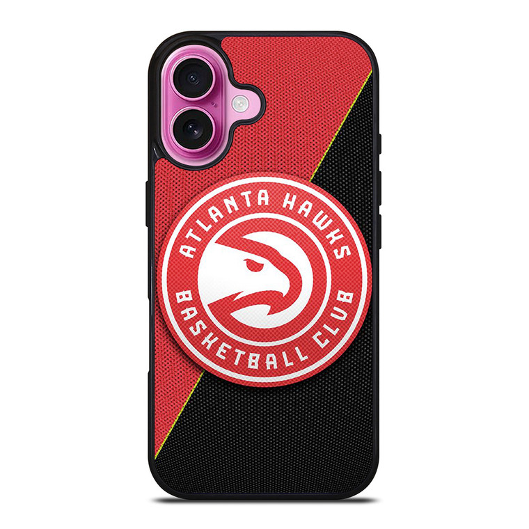 ATLANTA HAWKS NBA BASKETBALL LOGO iPhone 16 Plus Case Cover
