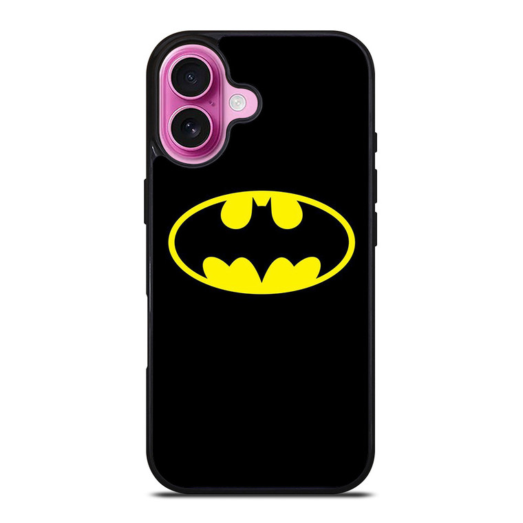 BATMAN CLASSIC RETRO LOGO DC SUPERHERO iPhone 16 Plus Case Cover