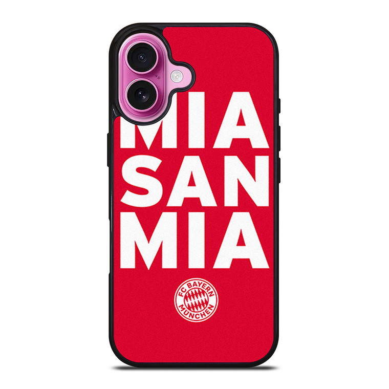 BAYERN MUNCHEN MIA SAN MIA 2 iPhone 16 Plus Case Cover