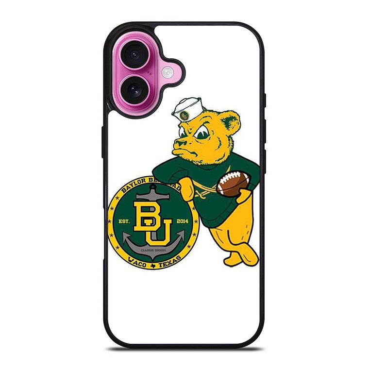 BAYLOR BEARS LOGO BASKETBALL UNIVERSITY TEAM ICON iPhone 16 Plus Case Cover