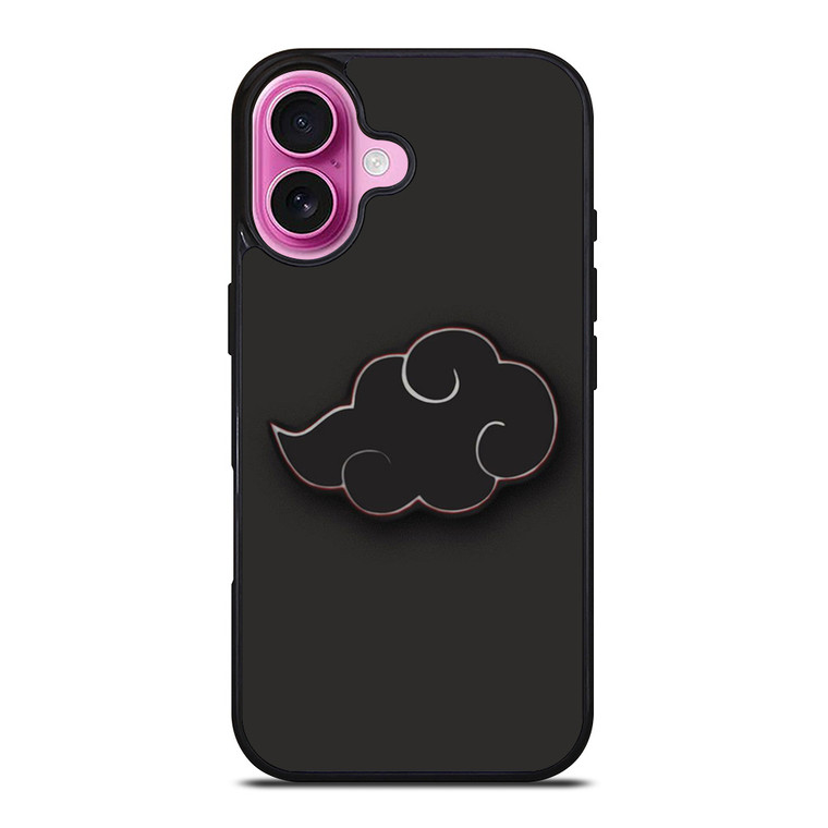 BLACK AKATSUKI iPhone 16 Plus Case Cover