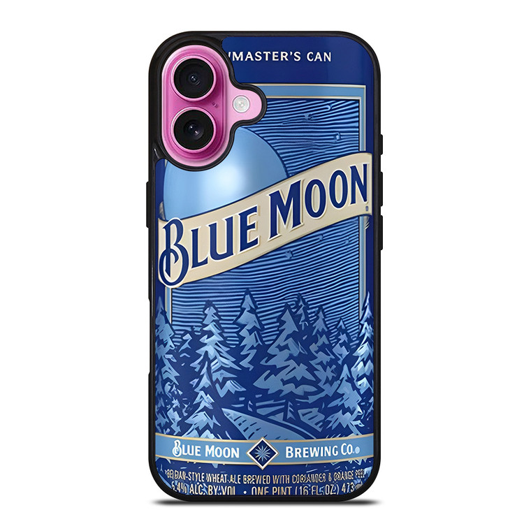BLUE MOON BEER iPhone 16 Plus Case Cover
