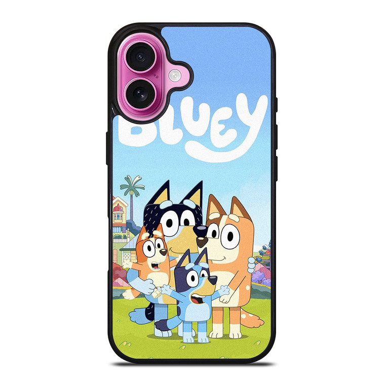 BLUEY HEELER PUPPY CARTOON iPhone 16 Plus Case Cover