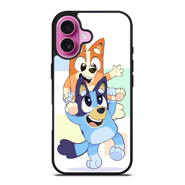 BLUEY X BINGO CARTOON SERIES iPhone 16 Plus Case Cover