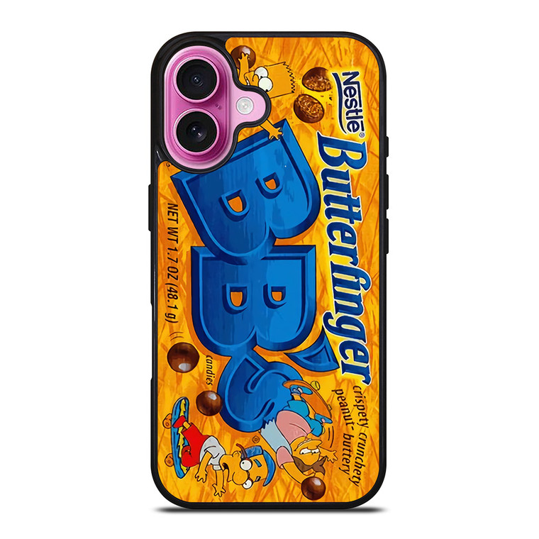 BUTTERFINGER CANDY X THE SIMPSONS 2 iPhone 16 Plus Case Cover