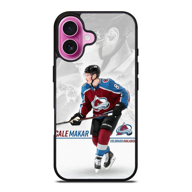 CALE MAKAR COLORADO AVALANCHE HOCKEY iPhone 16 Plus Case Cover