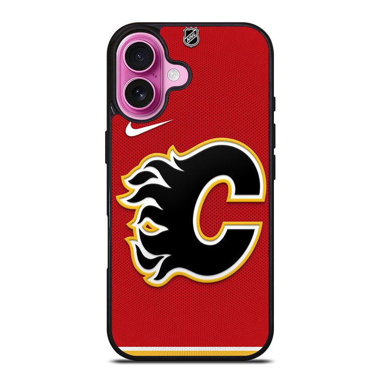 CALGARY FLAMES NHL HOCKEY 3 iPhone 16 Plus Case Cover