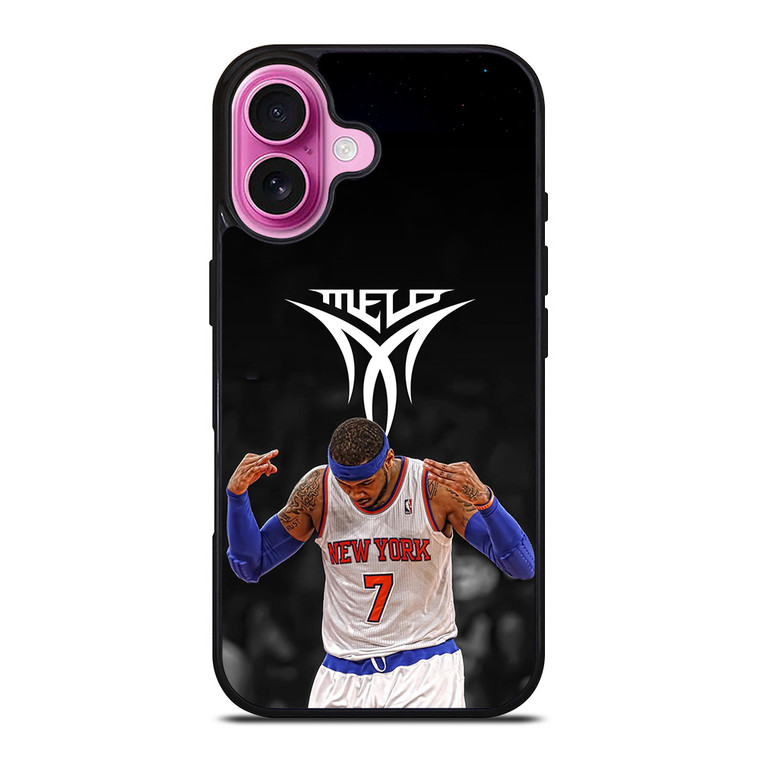 CARMELO ANTHONY NEW YORK KNICKS LOGO iPhone 16 Plus Case Cover