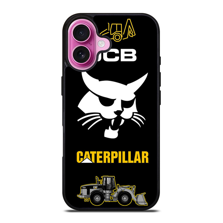 CATERPILLAR JCB LOGO iPhone 16 Plus Case Cover