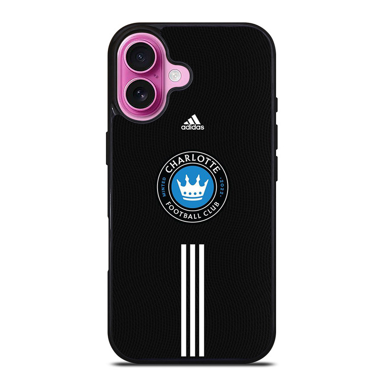 CHARLOTTE FOOTBALL CLUB MLS SOCCER TEAM ADIDAS iPhone 16 Plus Case Cover