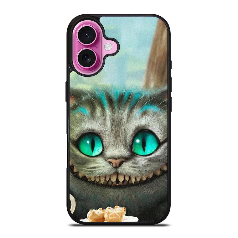 CHESHIRE CAT ALICE IN WONDERLAND CUTE iPhone 16 Plus Case Cover