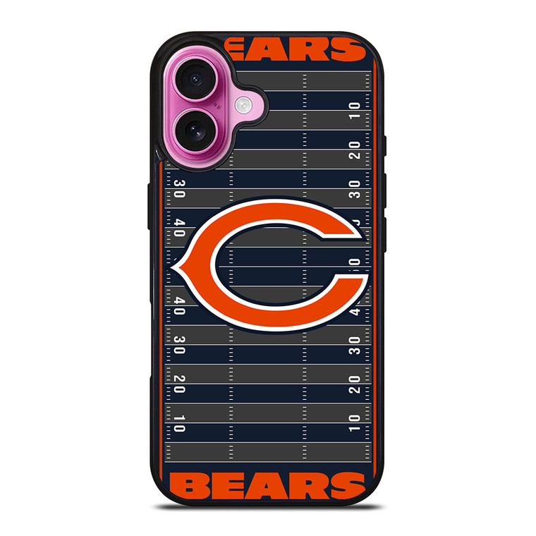 CHICAGO BEARS FOOTBALL FIELD iPhone 16 Plus Case Cover
