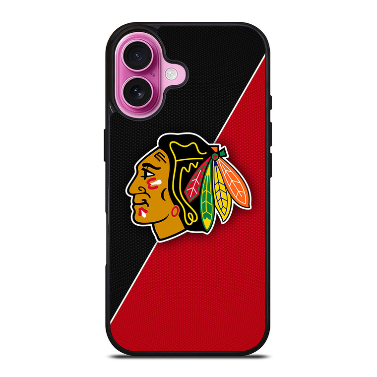 CHICAGO BLACKHAWKS NHL HOCKEY LOGO iPhone 16 Plus Case Cover