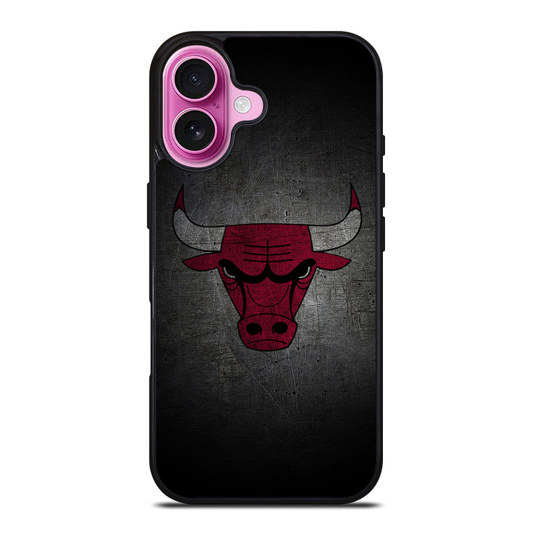 CHICAGO BULLS NBA GRUNGE iPhone 16 Plus Case Cover CHICAGO BULLS NBA GRUNGE iPhone 16 Plus Case Cover