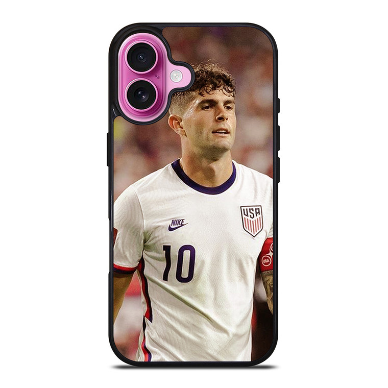 CHRISTIAN PULISIC UNITED STATES SOCCER iPhone 16 Plus Case Cover