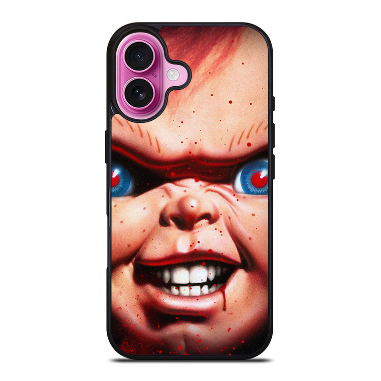 CHUCKY CHILD'S PLAY FACE iPhone 16 Plus Case Cover