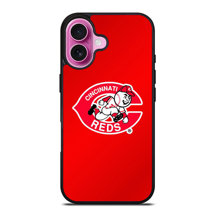 CINCINNATI REDS LOGO MLB BASEBALL TEAM ICON iPhone 16 Plus Case Cover