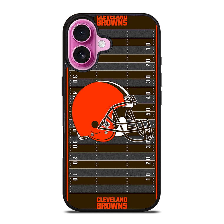 CLEVELAND BROWNS FOOTBALL FIELD iPhone 16 Plus Case Cover