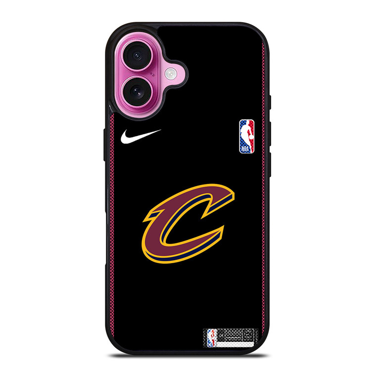 CLEVELAND CAVALIERS NIKE NBA BASKETBALL iPhone 16 Plus Case Cover CLEVELAND CAVALIERS NIKE NBA BASKETBALL iPhone 16 Plus Case Cover