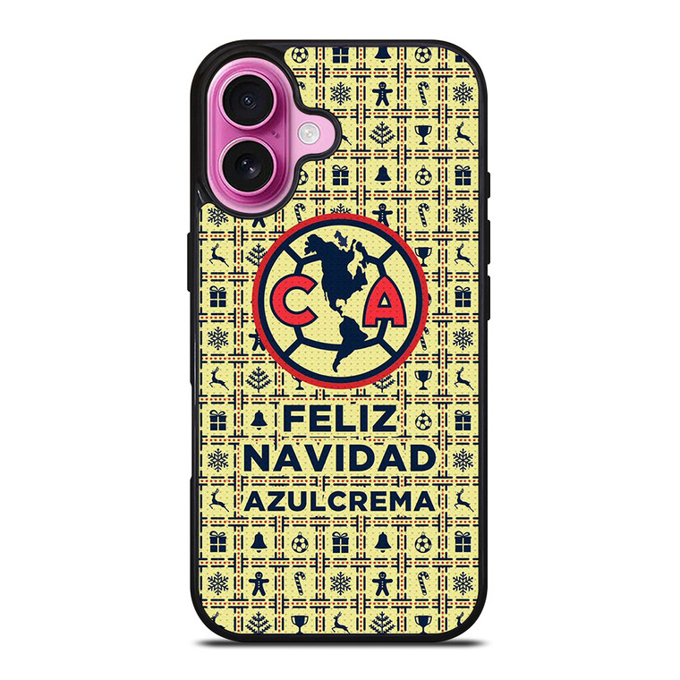 CLUB AMERICA MEXICO AZULCREMA AGUILAZ iPhone 16 Plus Case Cover