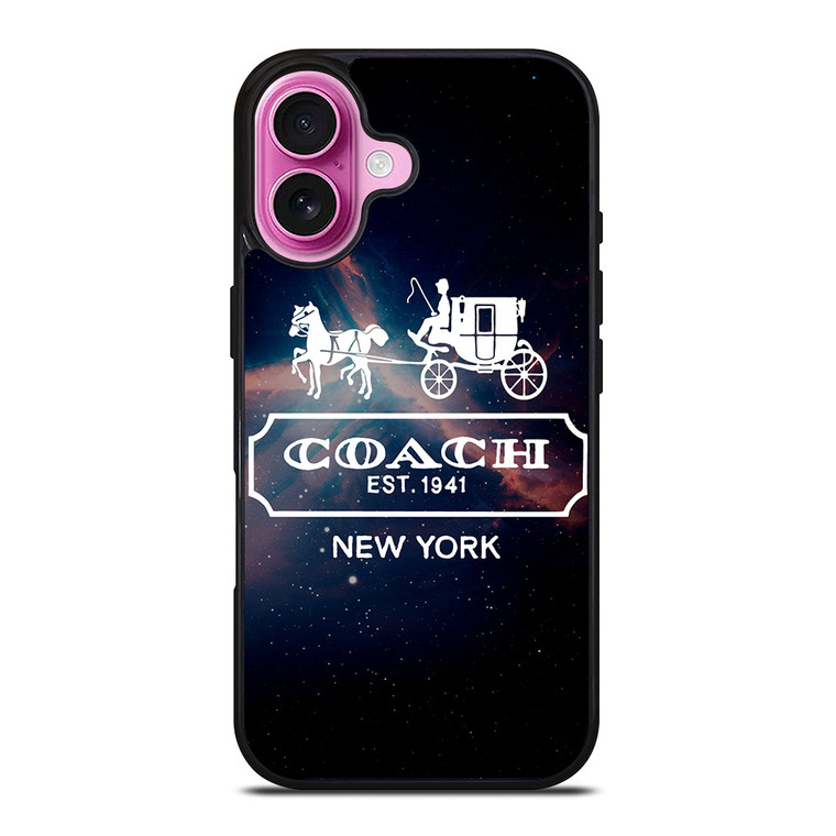 COACH NEW YORK NEBULA LOGO iPhone 16 Plus Case Cover