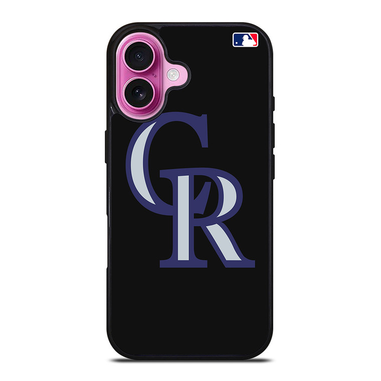 COLORADO ROCKIES MLB LOGO iPhone 16 Plus Case Cover