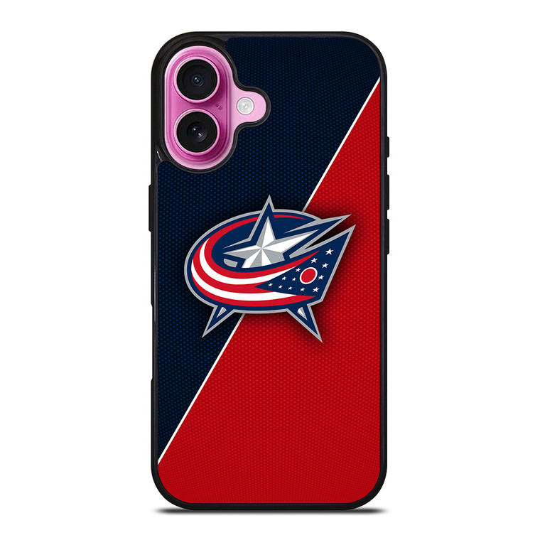 COLUMBUS BLUE JACKETS NHL HOCKEY LOGO iPhone 16 Plus Case Cover