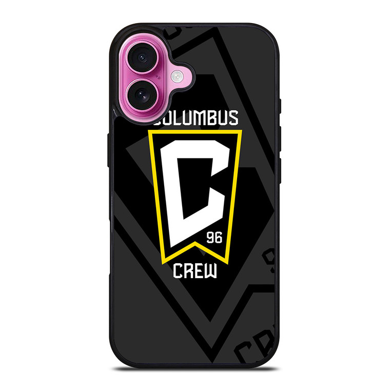 COLUMBUS CREW MLS BLACK iPhone 16 Plus Case Cover
