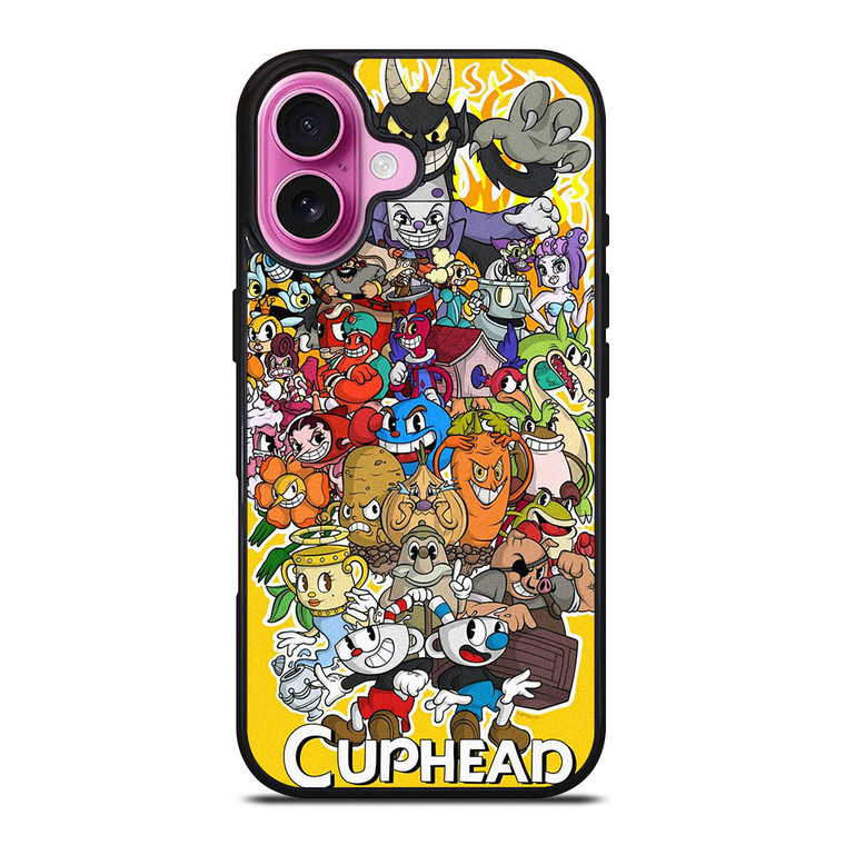CUPHEAD SHOW ALL CAST iPhone 16 Plus Case Cover