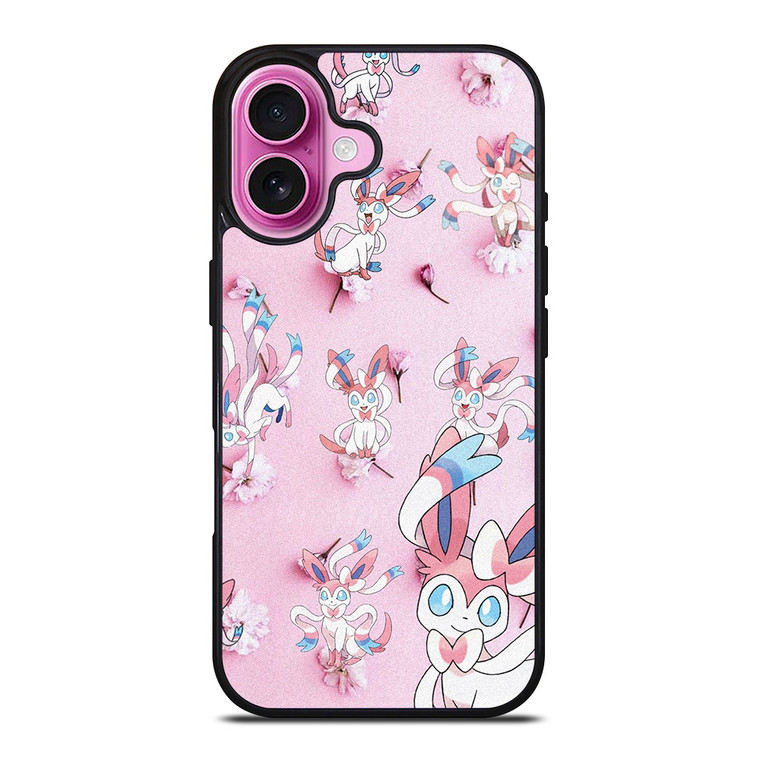 CUTE SYLVEON POKEMON iPhone 16 Plus Case Cover