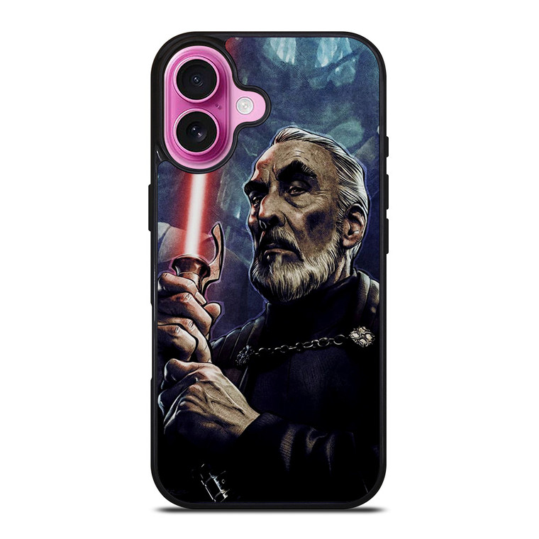 DARTH TYRANUS COUNT DOOKU STAR WARS iPhone 16 Plus Case Cover