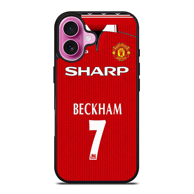 DAVID BECKHAM MANCHESTER UNITED 98 iPhone 16 Plus Case Cover