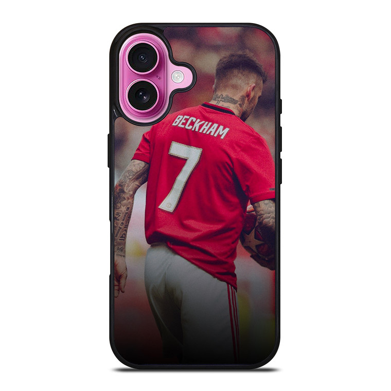 DAVID BECKHAM MANCHESTER UNITED iPhone 16 Plus Case Cover