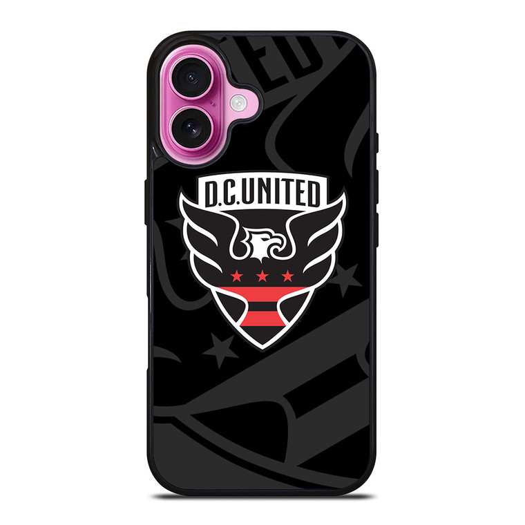 DC UNITED MLS BLACK iPhone 16 Plus Case Cover