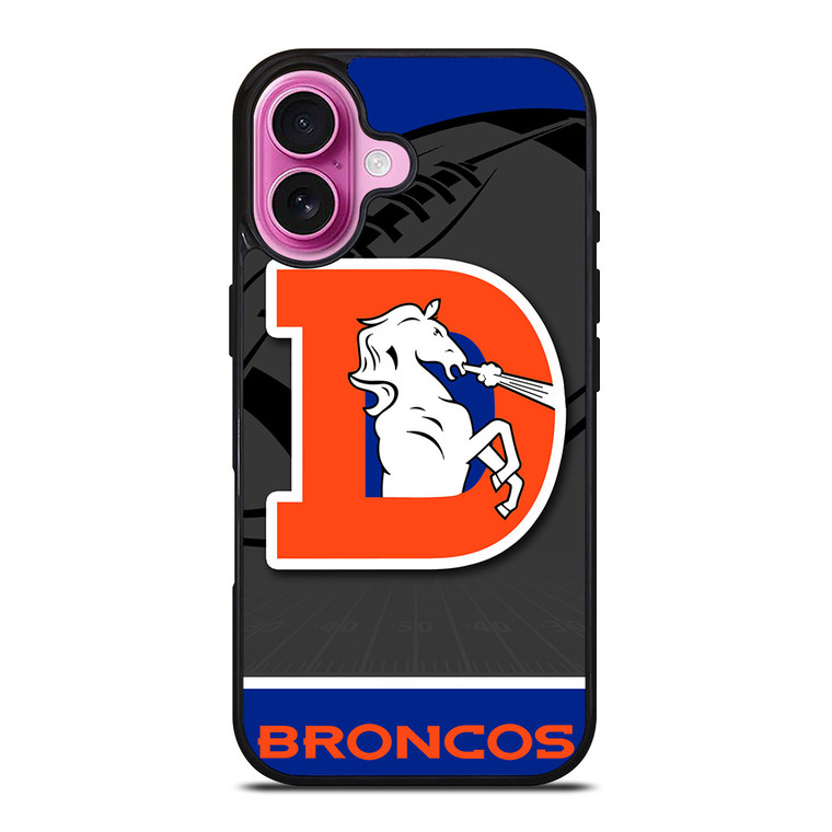 DENVER BRONCOS NFL TEAM iPhone 16 Plus Case Cover DENVER BRONCOS NFL TEAM iPhone 16 Plus Case Cover