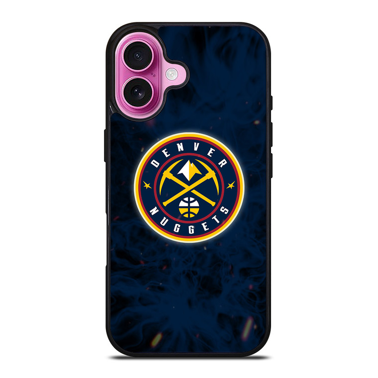 DENVER NUGGETS BASKETBALL NBA FIRE iPhone 16 Plus Case Cover