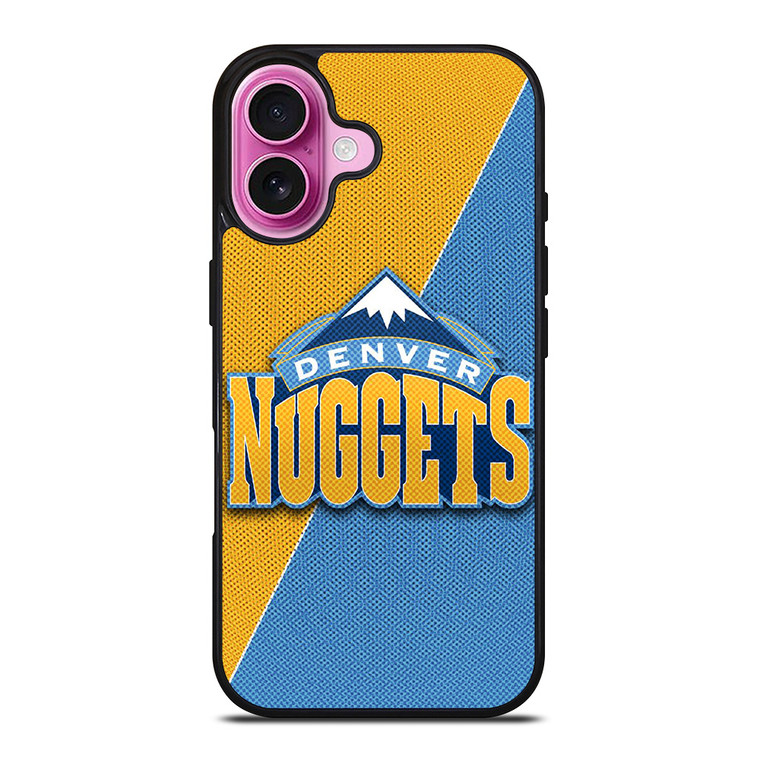 DENVER NUGGETS NBA BASKETBALL LOGO iPhone 16 Plus Case Cover