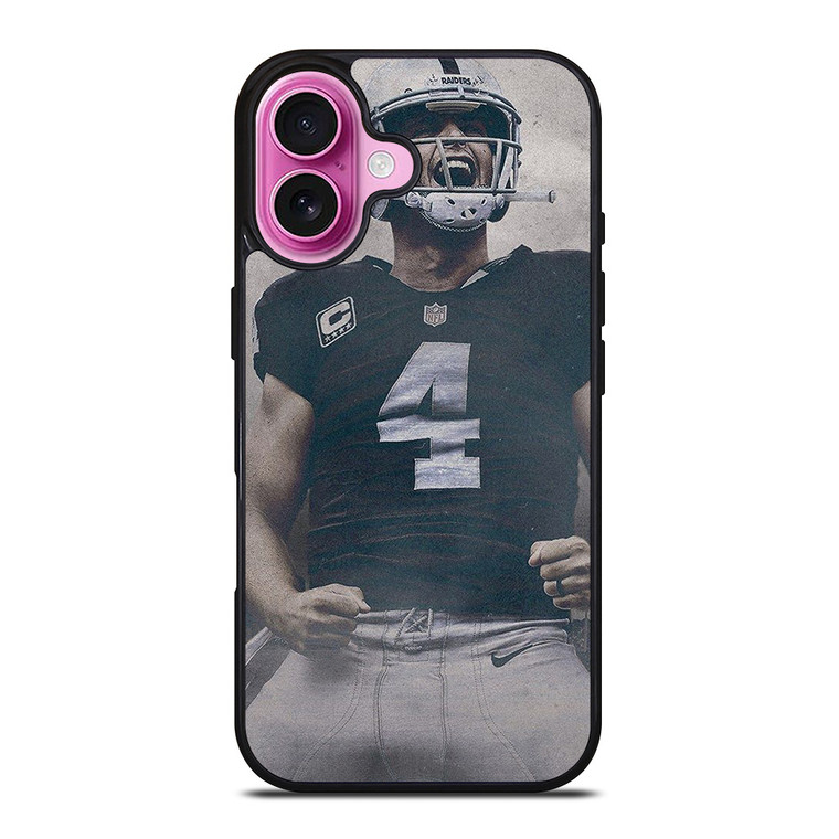 DEREK CARR LAS VEGAS RAIDERS NFL iPhone 16 Plus Case Cover