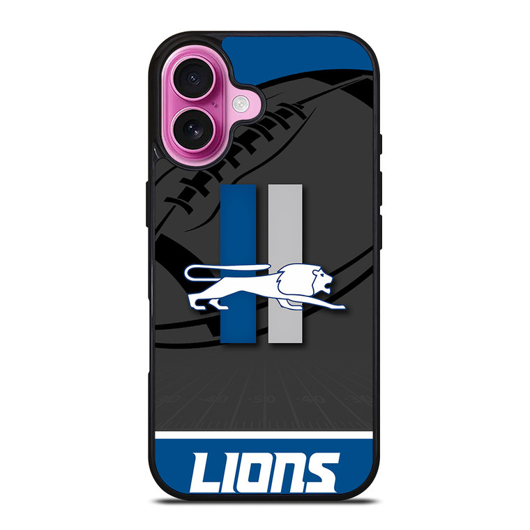 DETROIT LIONS NFL TEAM iPhone 16 Plus Case Cover