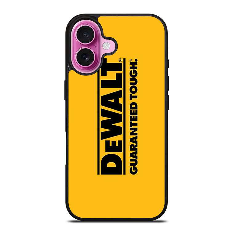 DEWALT TOOL LOGO GUARANTEED TOUGH iPhone 16 Plus Case Cover